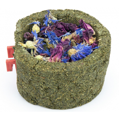 FUTOMAKI WITH FLOWERS: Blue Cornflower and Rose Petals