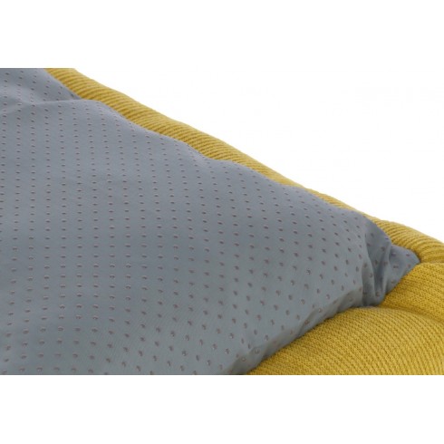 Small Animal Bed – White and Yellow (36x32x7 cm)