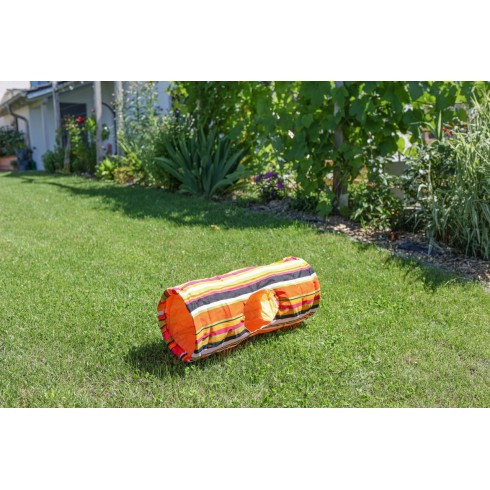 Túnel de Brincar para Coelhos e Roedores– Nylon com 3 Entradas