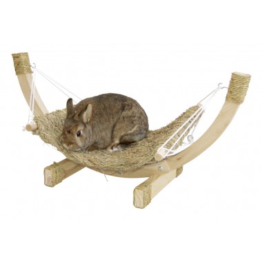 Siesta Grass Hammock for Rabbit and Rodents – 73x36x34 cm
