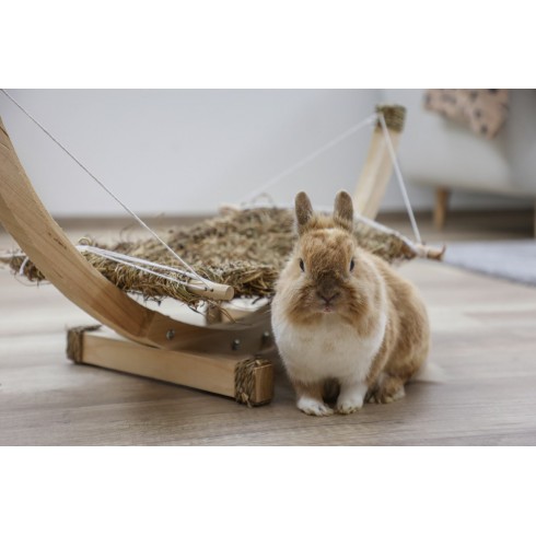 Siesta Grass Hammock for Rabbit and Rodents – 73x36x34 cm