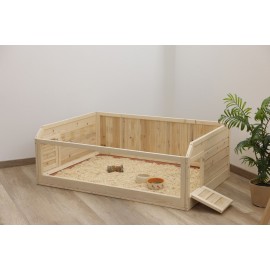 Caixa Interior para Coelhos e Roedores