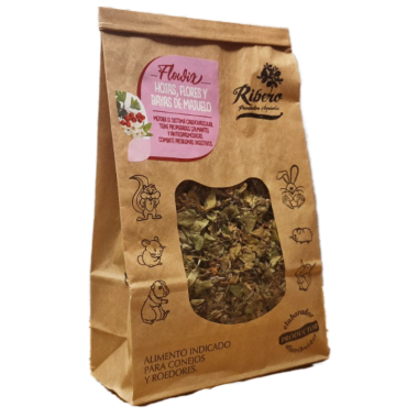 Hojas, Flores y Bayas de Majuelo