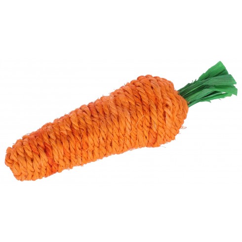 Zanahoria de Sisal para Conejos y Roedores – 18x5x5 cm