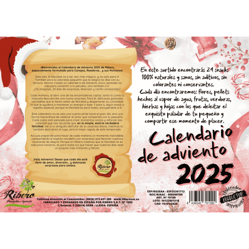 Calendario de Adviento 2025